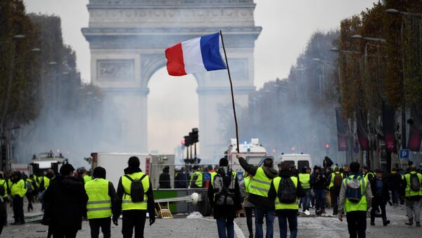 Protestas en París, Francia - Sputnik Mundo