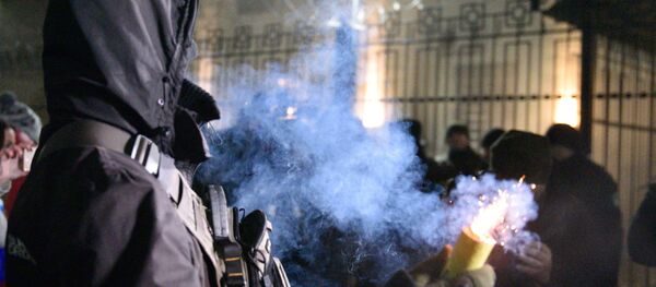 Acciones agresivas frente la Embajada rusa en Kiev tras el incidente naval entre Rusia y Ucrania cerca del estrecho de Kerch - Sputnik Mundo