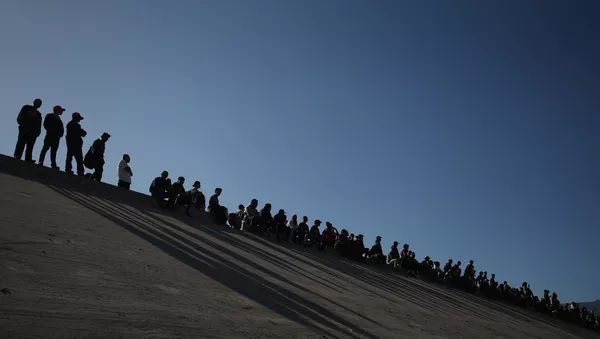 Los migrantes centroamericanos - Sputnik Mundo