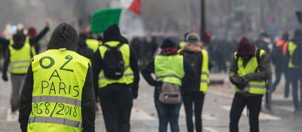 Las protestas de los 'chalecos amarillos' en Francia Las protestas de los 'chalecos amarillos' en Francia - Sputnik Mundo