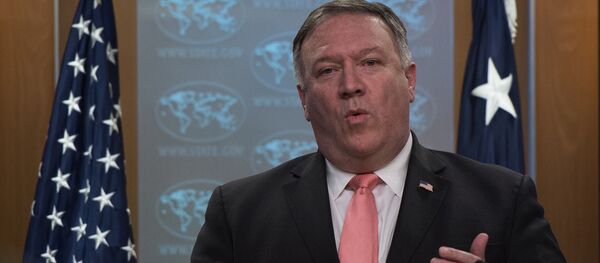 El secretario de Estado de EEUU, Mike Pompeo - Sputnik Mundo