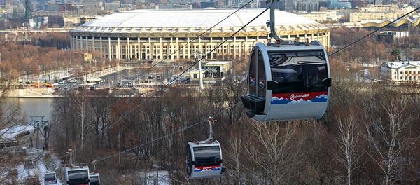 Apertura del teleférico de Moscú Apertura del teleférico de Moscú - Sputnik Mundo