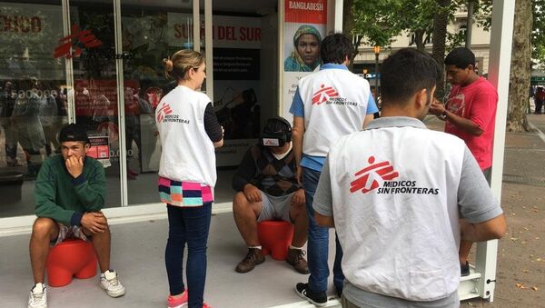 Seguir con Vida, muestra de Médicos Sin Fronteras en Montevideo - Sputnik Mundo