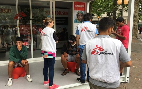 Seguir con Vida, muestra de Médicos Sin Fronteras en Montevideo - Sputnik Mundo