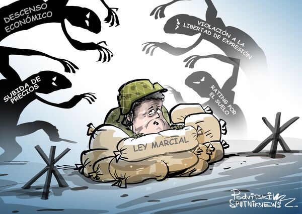 La ley marcial, truco preelectoral de Poroshenko La ley marcial, truco preelectoral de Poroshenko - Sputnik Mundo