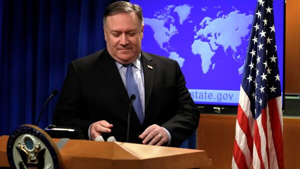 Mike Pompeo, secretario de Estado de EEUU - Sputnik Mundo