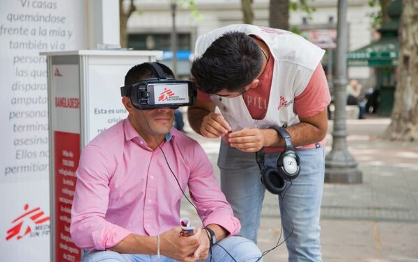 Seguir con Vida, muestra de Médicos Sin Fronteras en Montevideo - Sputnik Mundo