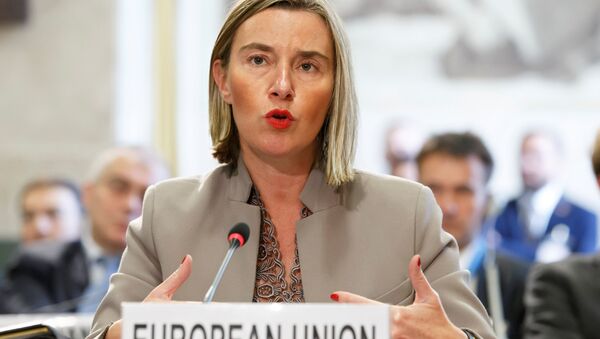 Federica Mogherini, la jefa de la diplomacia europea - Sputnik Mundo