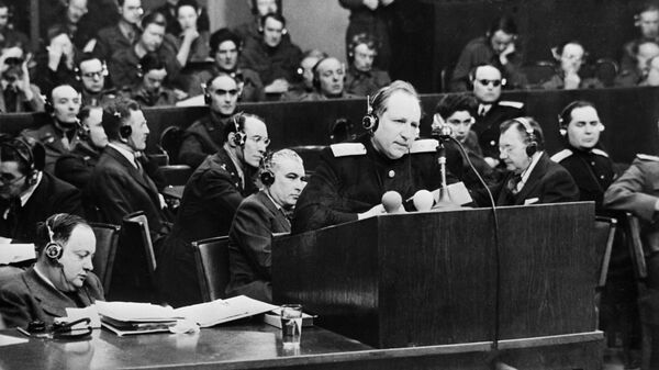 Román Rudenko, fiscal jefe por parte de la Unión Soviética en los Juicios de Núremberg - Sputnik Mundo