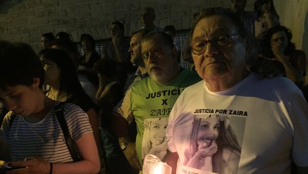 Manifestantes piden justicia por Zaira Manifestantes piden justicia por Zaira - Sputnik Mundo