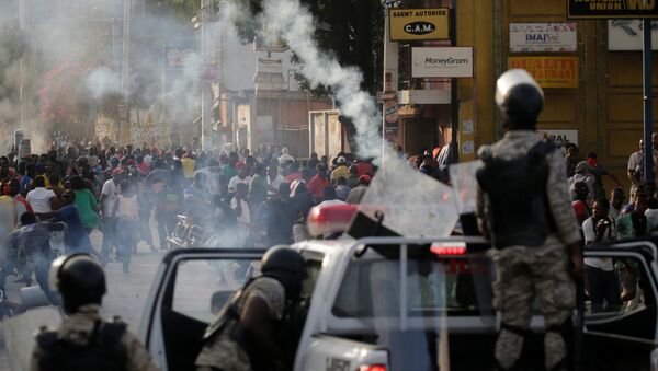 Protestas en Haití - Sputnik Mundo