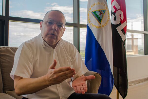 Roberto López, presidente del Seguro Social de Nicaragua Roberto López, presidente del Seguro Social de Nicaragua - Sputnik Mundo