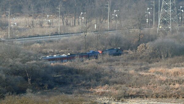 El tren de inspección de la red ferroviaria coreana - Sputnik Mundo