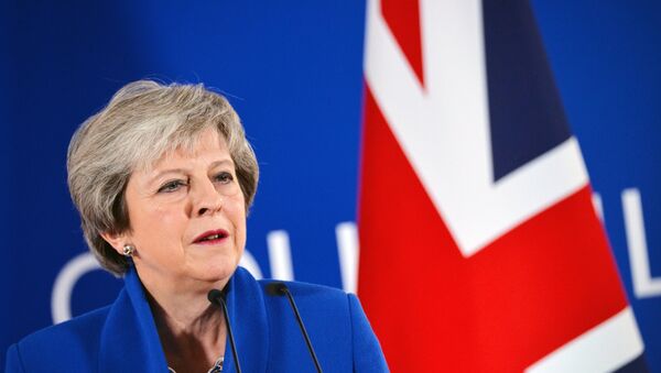 Theresa May, primera ministra del Reino Unido - Sputnik Mundo