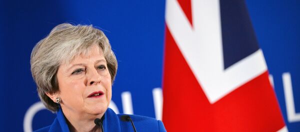 Theresa May, primera ministra del Reino Unido - Sputnik Mundo