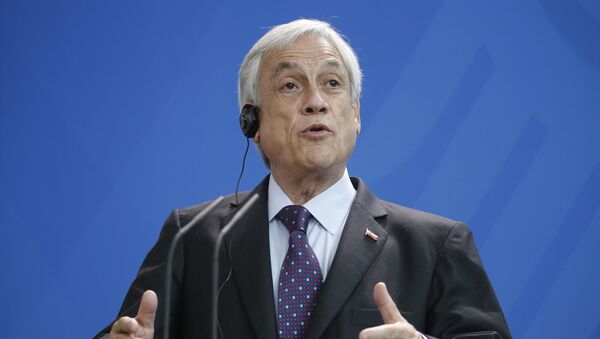 Sebastián Piñera, presidente de Chile - Sputnik Mundo