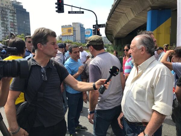 Excombatientes de Malvinas en las calles de Buenos Aires contra el G20 - Sputnik Mundo