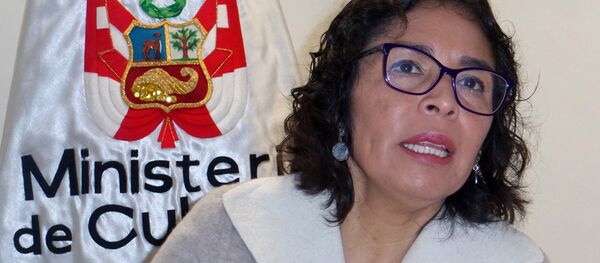 La ministra de Cultura de Perú, Patricia Balbuena - Sputnik Mundo
