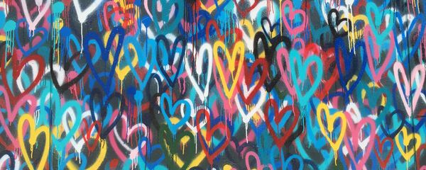 Los corazones pintados en la pared - Sputnik Mundo