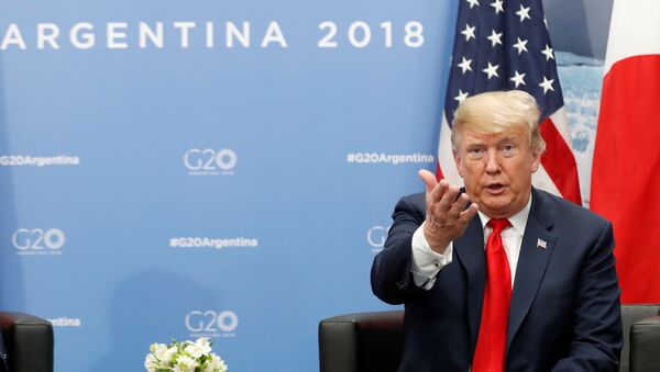 Donald Trump, presidente de EEUU - Sputnik Mundo