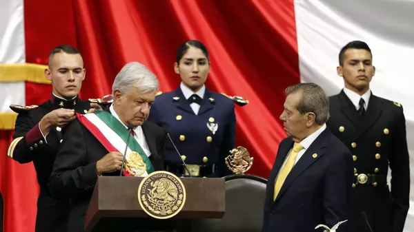 Andrés Manuel López Obrador toma posesión como presidente de México, 1 de diciembre de 2018