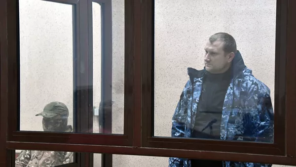Denís Gritsenko, un tripulante de la lancha patrullera Berdiansk