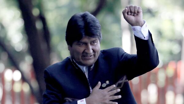 Evo Morales, presidente de Bolivia - Sputnik Mundo