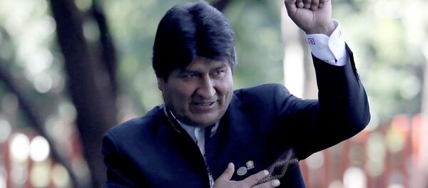 Evo Morales, presidente de Bolivia Evo Morales, presidente de Bolivia - Sputnik Mundo