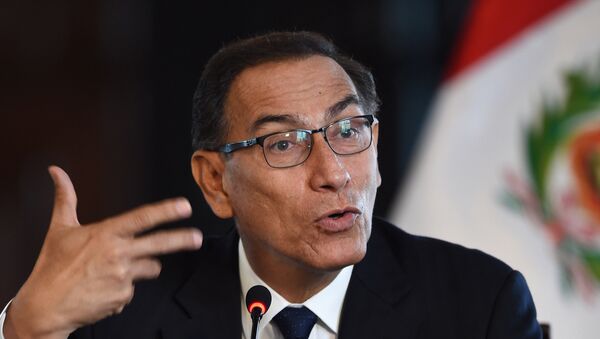 Martín Vizcarra, presidente de Perú - Sputnik Mundo