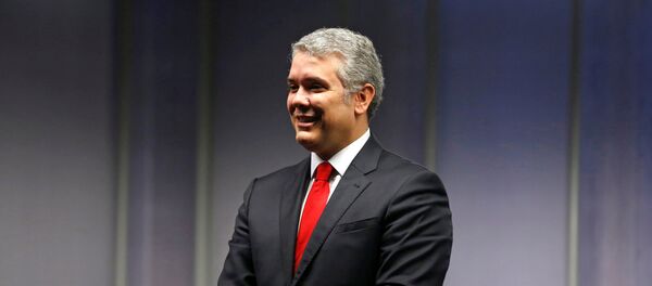 Iván Duque, presidente de Colombia - Sputnik Mundo