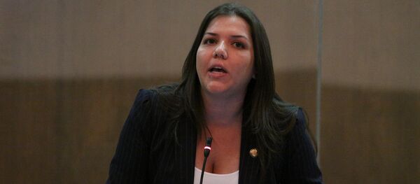 María Alejandra Vicuña, exvicepresidenta de Ecuador (Archivo) - Sputnik Mundo