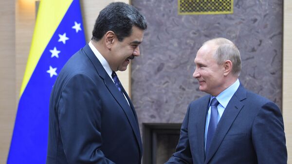 El presidente de Venezuela, Nicolás Maduro, y el presidente de Rusia, Vladímir Putin - Sputnik Mundo