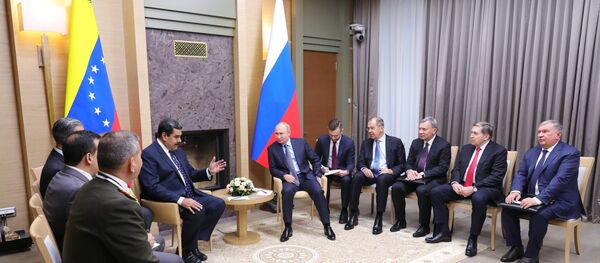 El presidente de Venezuela, Nicolás Maduro, y el presidente de Rusia, Vladímir Putin - Sputnik Mundo