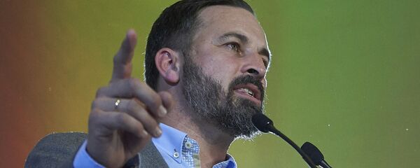 Santiago Abascal, presidente del partido Vox Santiago Abascal, presidente del partido Vox - Sputnik Mundo