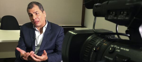 Rafael Correa, expresidente de Ecuador (archivo) - Sputnik Mundo