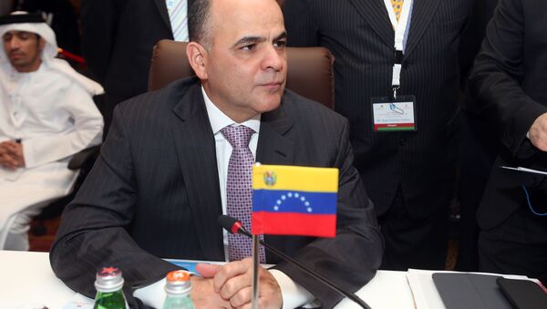 Manuel Quevedo, ministro de Petróleo de Venezuela - Sputnik Mundo