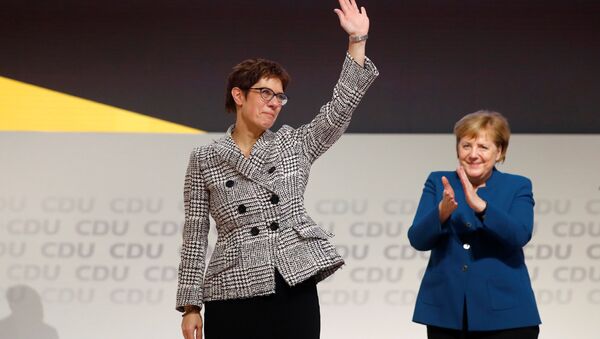 Annegret Kramp-Karrenbauer, nueva líder de la Unión Demócrata Cristiana de Alemania (CDU) - Sputnik Mundo