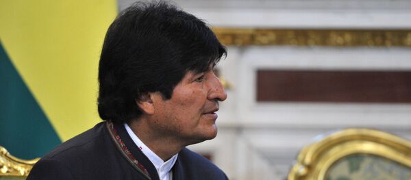 El presidente de Bolivia, Evo Morales El presidente de Bolivia, Evo Morales - Sputnik Mundo