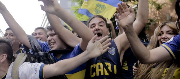 Hinchas del Boca Junior Hinchas del Boca Junior - Sputnik Mundo