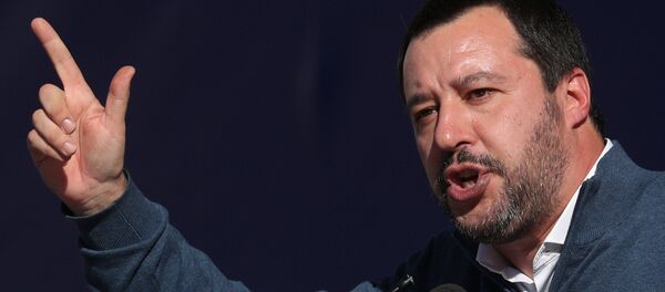 Matteo Salvini, viceprimer ministro italiano Matteo Salvini, viceprimer ministro italiano - Sputnik Mundo