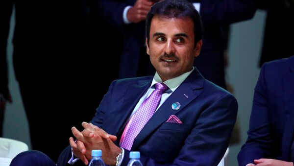 El emir de Catar, Tamim bin Hamad Al Thani - Sputnik Mundo