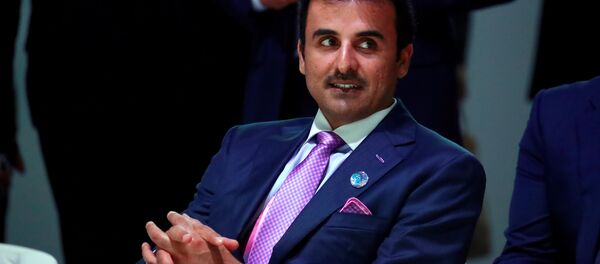 El emir de Catar, Tamim bin Hamad Al Thani - Sputnik Mundo
