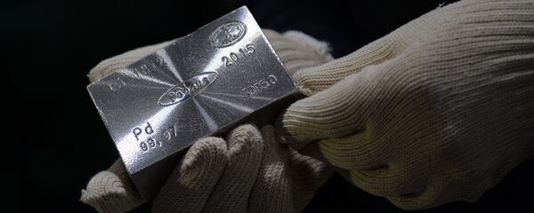 Un lingote de paladio - Sputnik Mundo