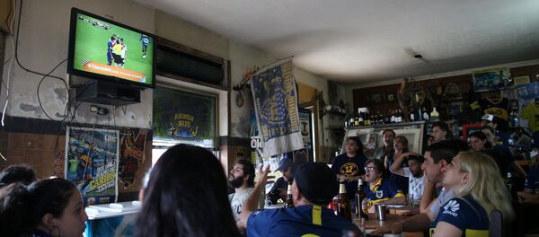 Los hinchas de Boca Juniors en Buenos Aires - Sputnik Mundo