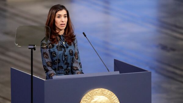 Nadia Murad, ganadora del Premio Nobel de la Paz - Sputnik Mundo
