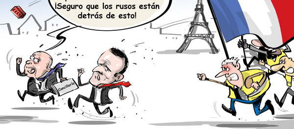 Cuando Rusia está detrás de todo, incluso las protestas de París - Sputnik Mundo