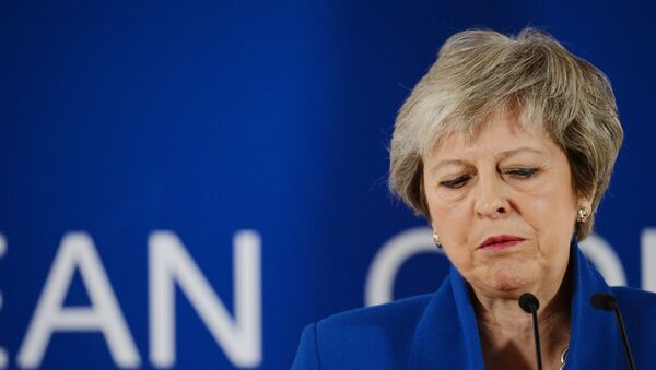 Theresa May, primera ministra del Reino Unido - Sputnik Mundo