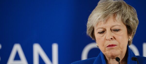 Theresa May, primera ministra del Reino Unido - Sputnik Mundo
