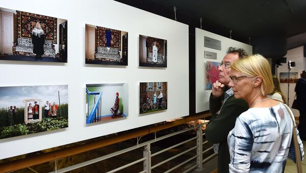 La exposición de obras ganadoras del Concurso Internacional de Fotoperiodismo Andréi Stenin - Sputnik Mundo