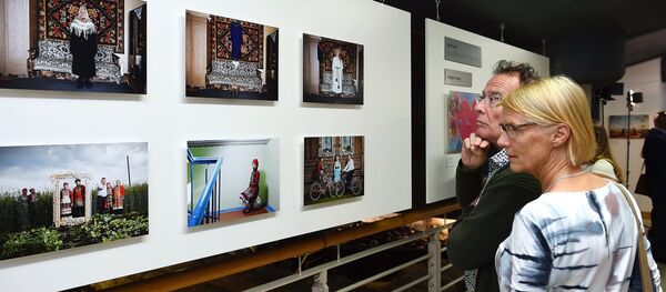 La exposición de obras ganadoras del Concurso Internacional de Fotoperiodismo Andréi Stenin - Sputnik Mundo